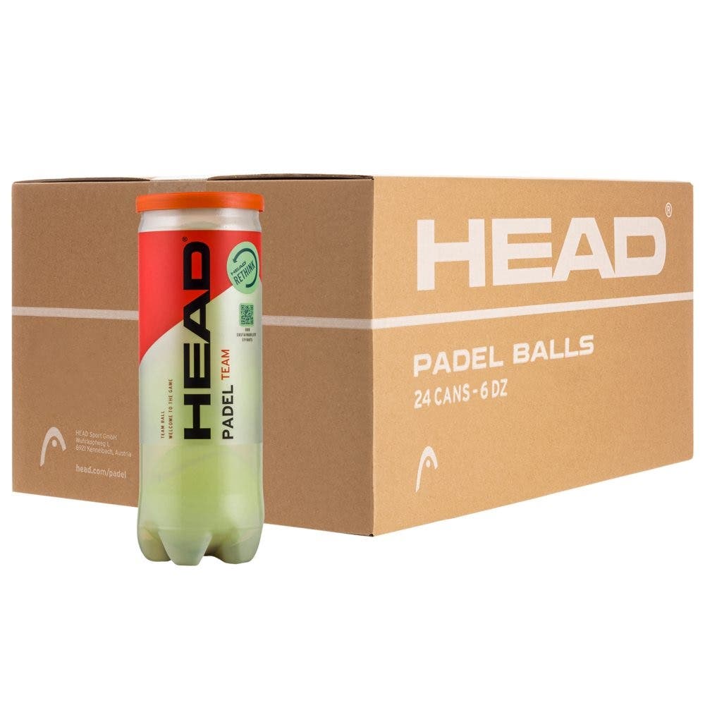CAJON 24 BOTES 3 BOLAS HEAD PADEL TEAM