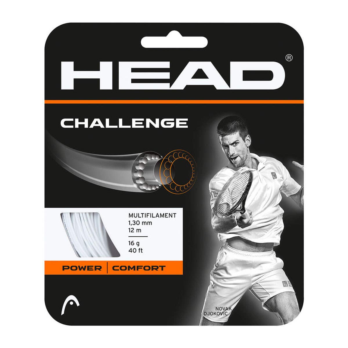 CORDAJE HEAD CHALLENGE MULTIFILAMENTO BLANCO