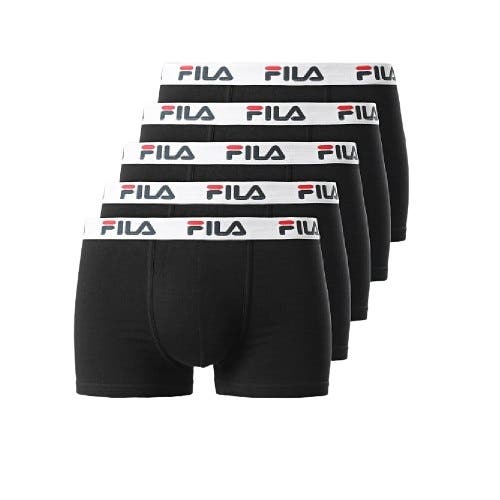 PACK 5 BOXERS FILA NEGRO