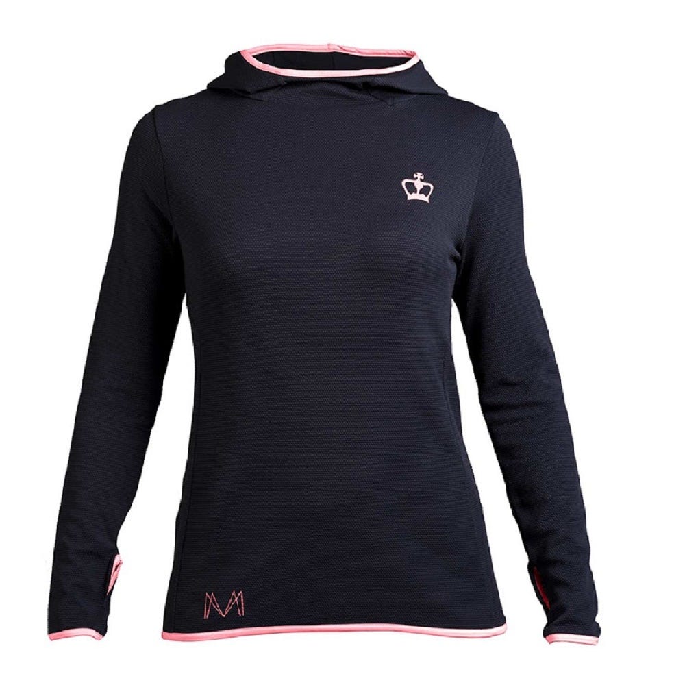 SUDADERA BLACK CROWN MARTA MARRERO NEGRO CORAL