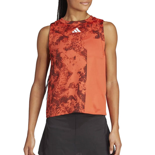 CAMISETA ADIDAS TIRANTES PARIS MA MUJER ROJO