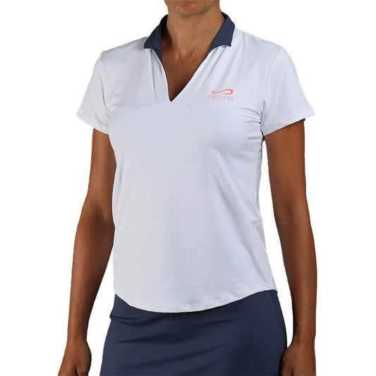 POLO ENDLESS ONYX SLEEVES MUJER BLANCO