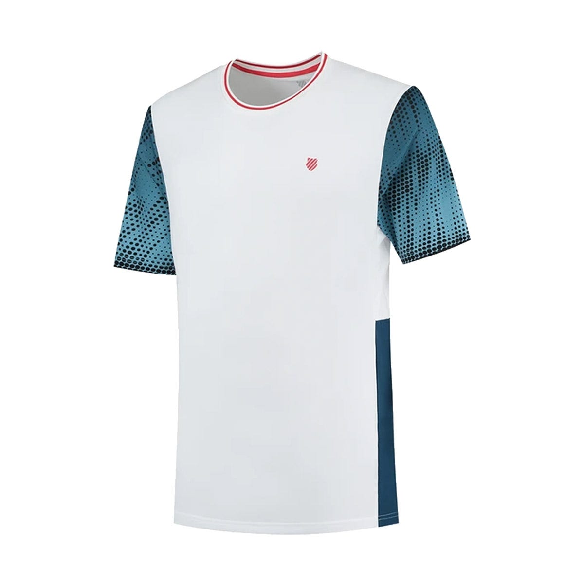CAMISETA KSWISS HYPERCOURT PRINT CREW BLANCO AZUL