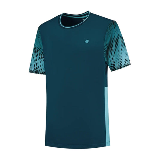 CAMISETA KSWISS HYPERCOURT PRINT CREW 3 AZUL