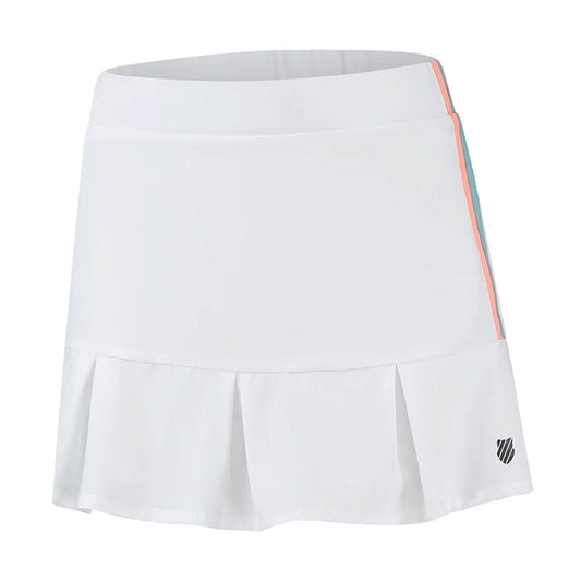 FALDA KSWISS HYPERCOURT PLEATED 3 WHITE