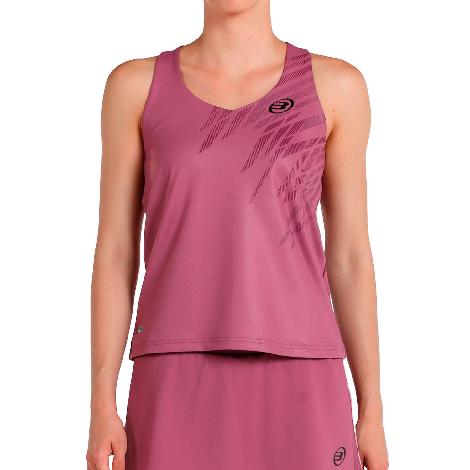 CAMISETA BULLPADEL RIZON MUJER MORADO
