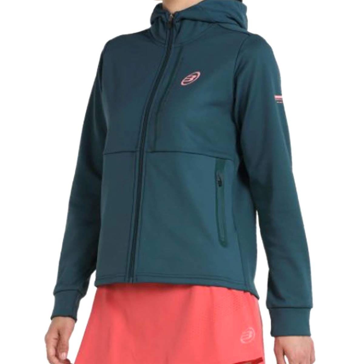 SUDADERA BULLPADEL IRENE MUJER VERDE