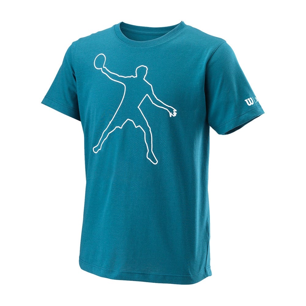 CAMISETA WILSON BELA TECH II JUNIOR AZUL