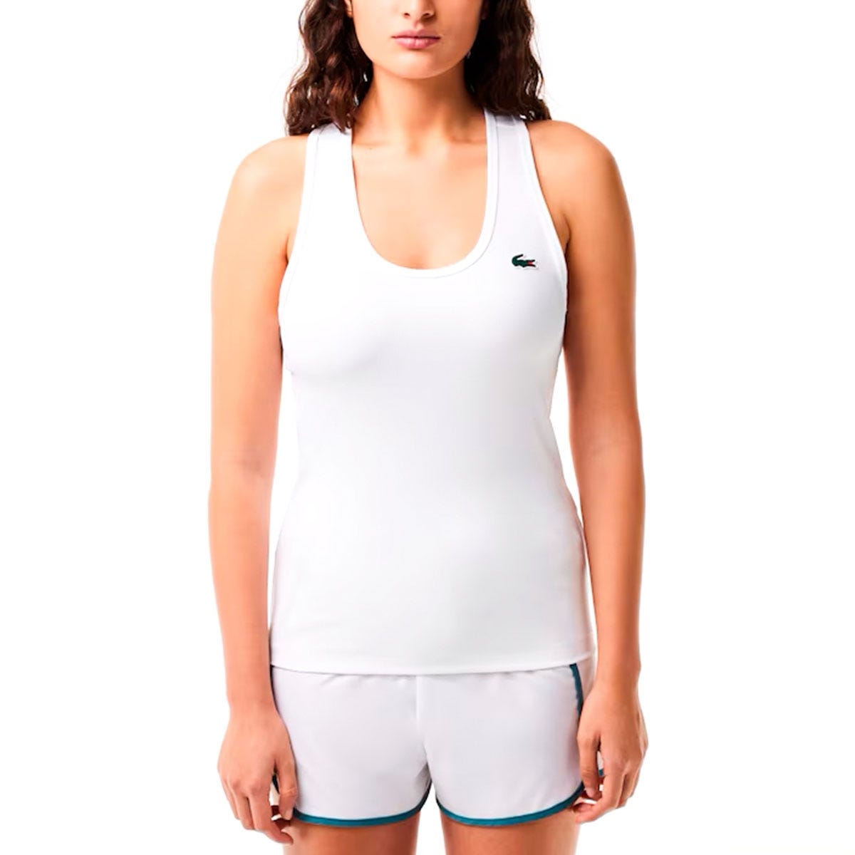 CAMISETA DE TIRANTES LACOSTE CORE PERFORMANCE MUJER BLANCO
