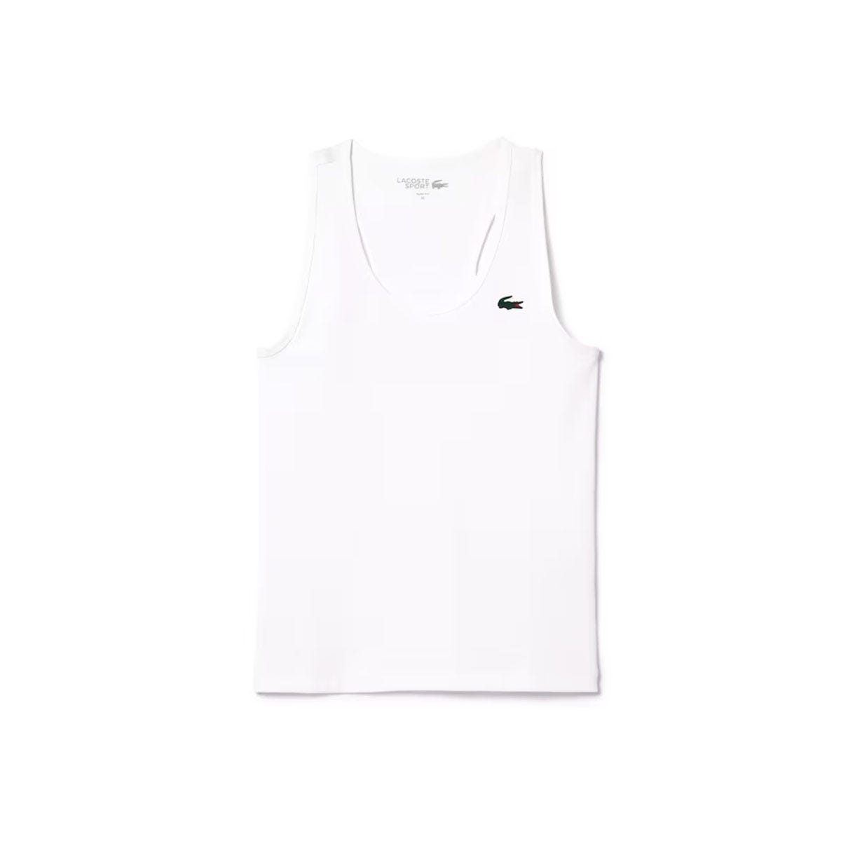 CAMISETA DE TIRANTES LACOSTE CORE PERFORMANCE MUJER BLANCO