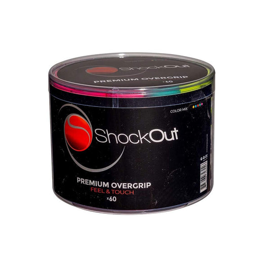 TAMBOR SHOCKOUT X60 OVERGRIPS PREMIUM MULTICOLOR LISO