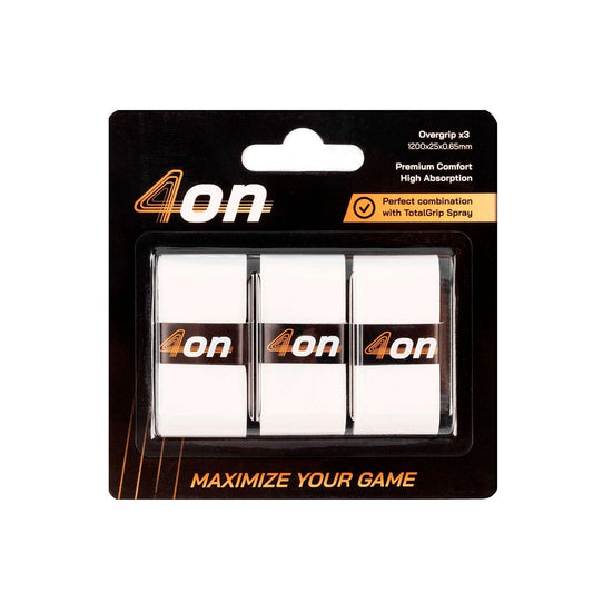 4ON PREMIUM COMFORT OVERGRIP -3PCS- BLANCO