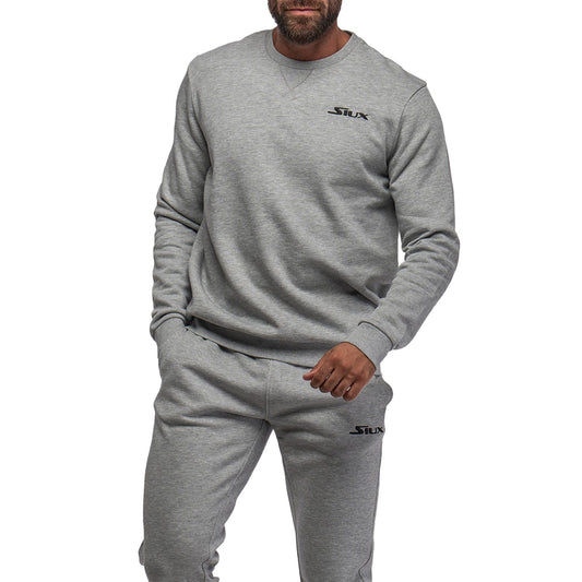 SUDADERA SIUX BASIC GRIS