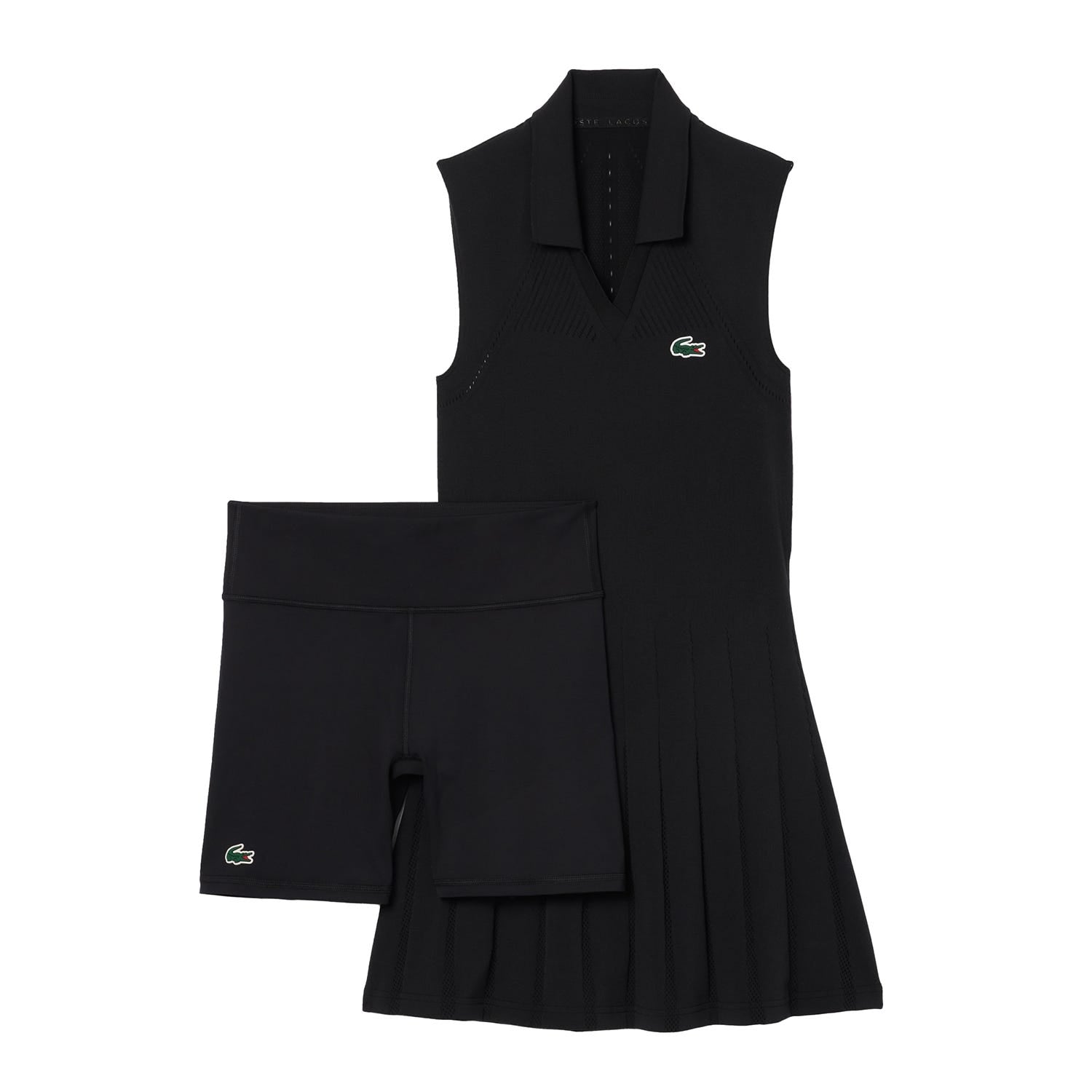 VESTIDO LACOSTE PLAYERS COLLECTION NEGRO