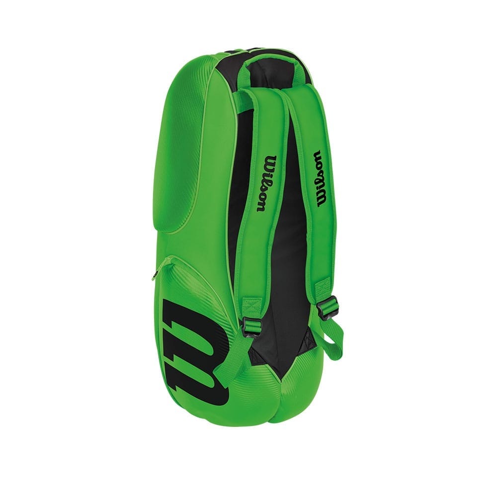 RAQUETERO WILSON MINI VANCOUVER 6PK VERDE NEGRO WRZ645706