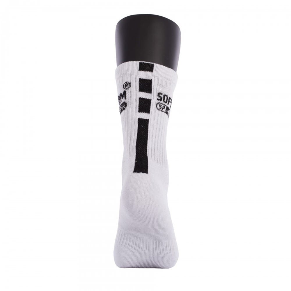 CALCETINES SOFTJIM PREMIUM BLANCO/NEGRO 40500.A08