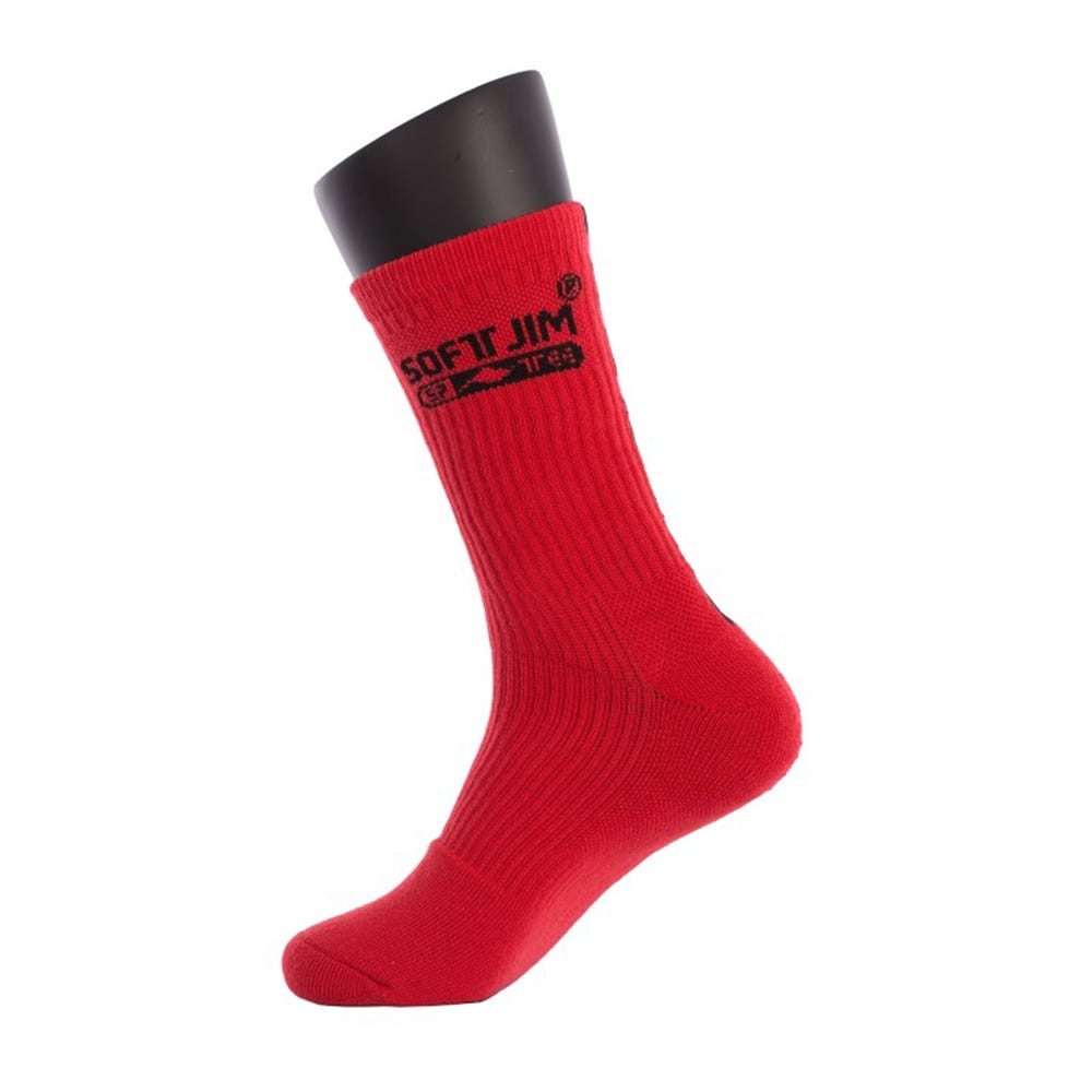CALCETINES SOFTJIM PREMIUM ROJO/NEGRO