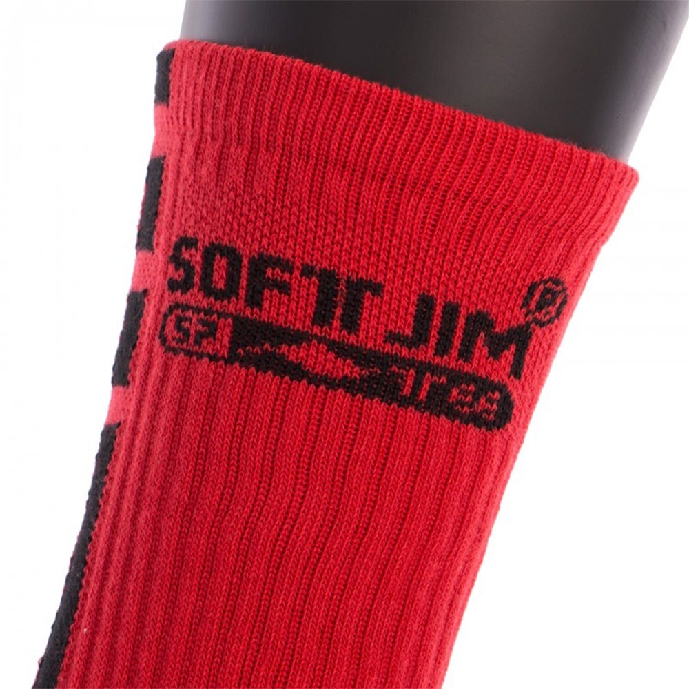 CALCETINES SOFTJIM PREMIUM ROJO/NEGRO