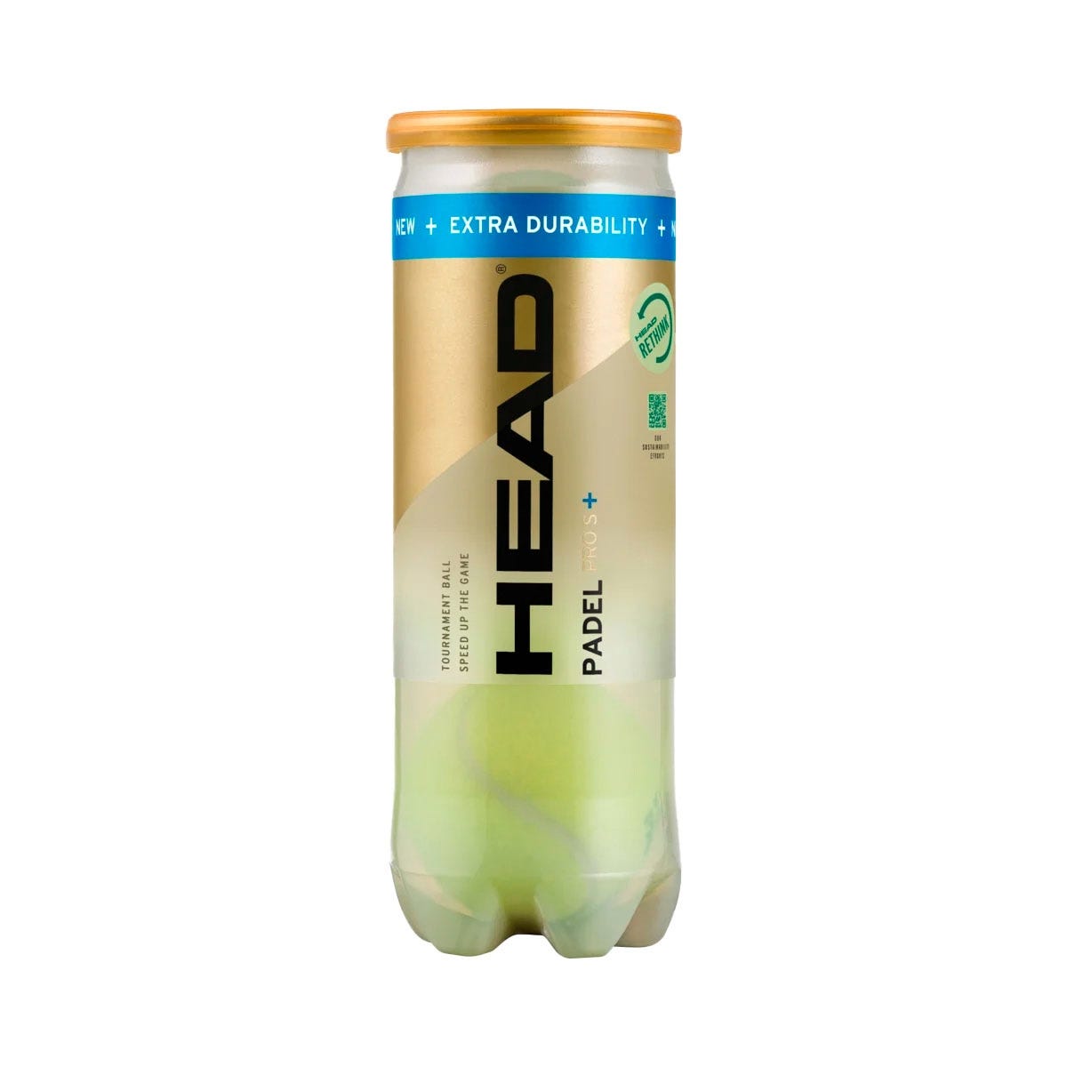 BOTE DE 3 BOLAS HEAD PADEL PRO S + 540303
