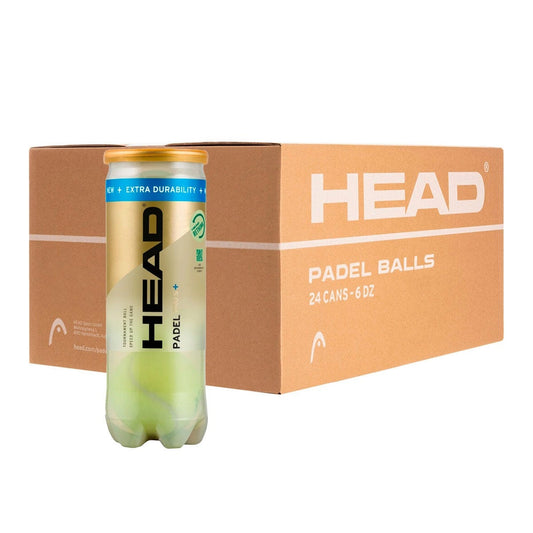 CAJON DE 24 BOTES DE 3 BOLAS HEAD PADEL PRO S +