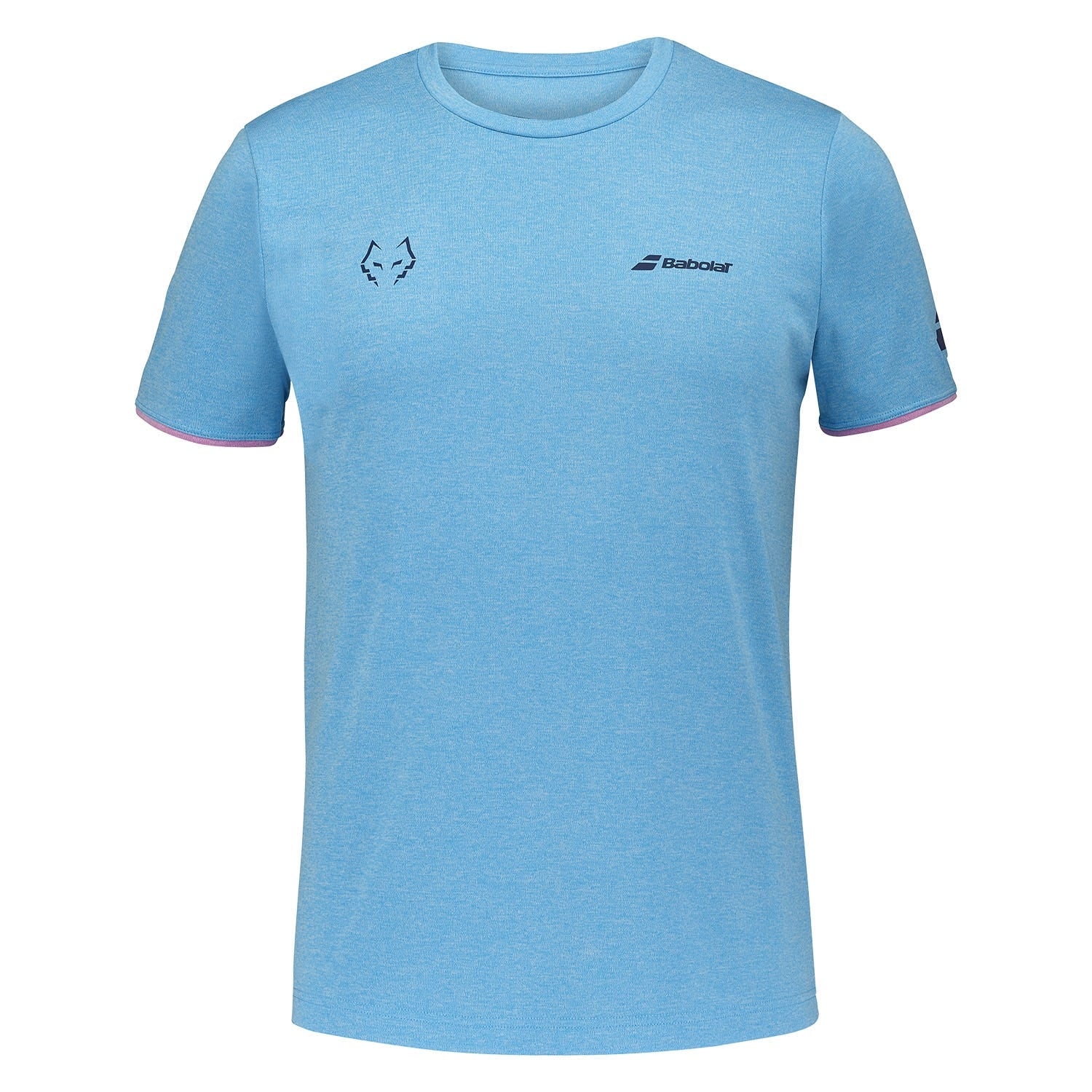 CAMISETA BABOLAT JUAN LEBRÓN ROSA AZUL