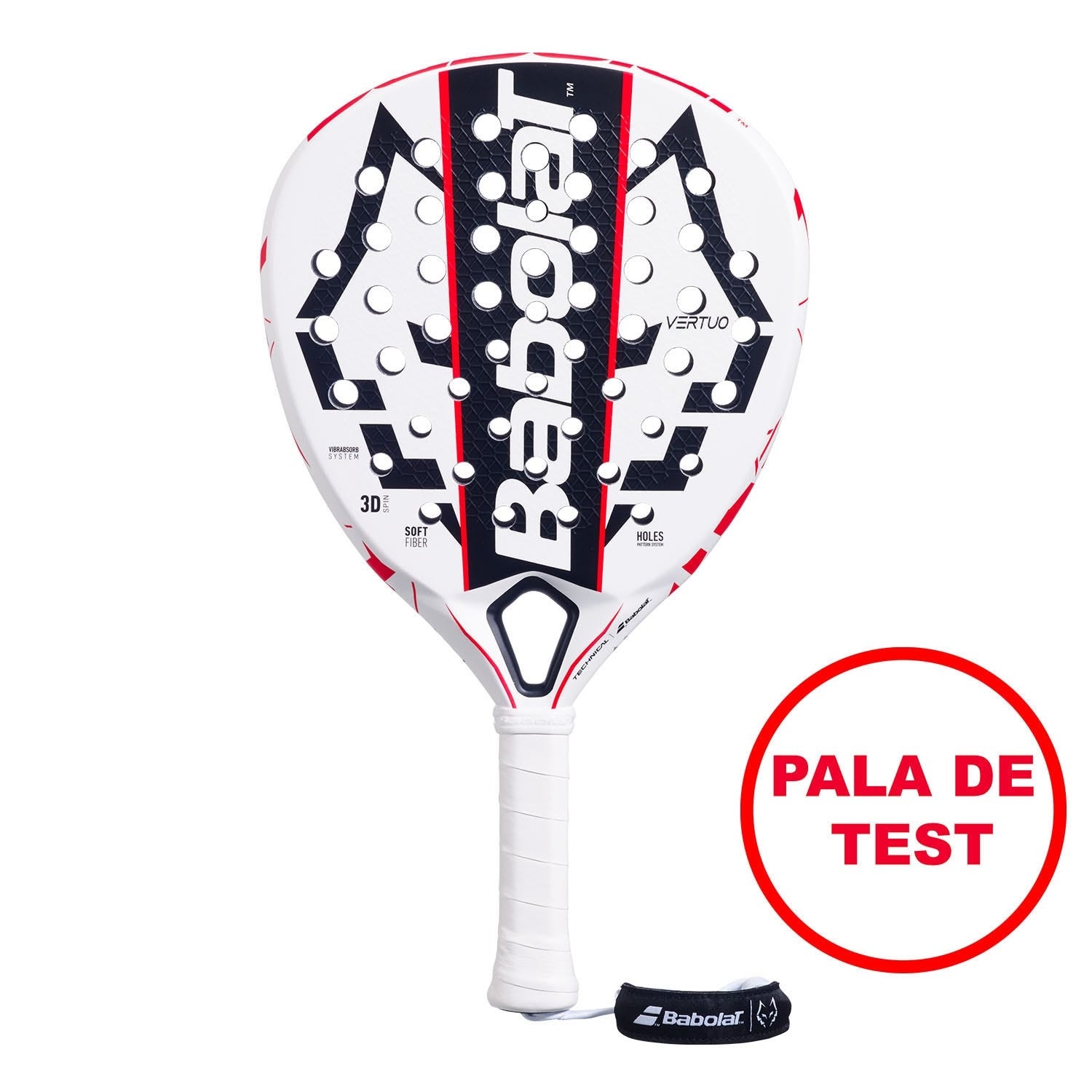 PALA TEST BABOLAT TECHNICAL VERTUO JUAN LEBRÓN