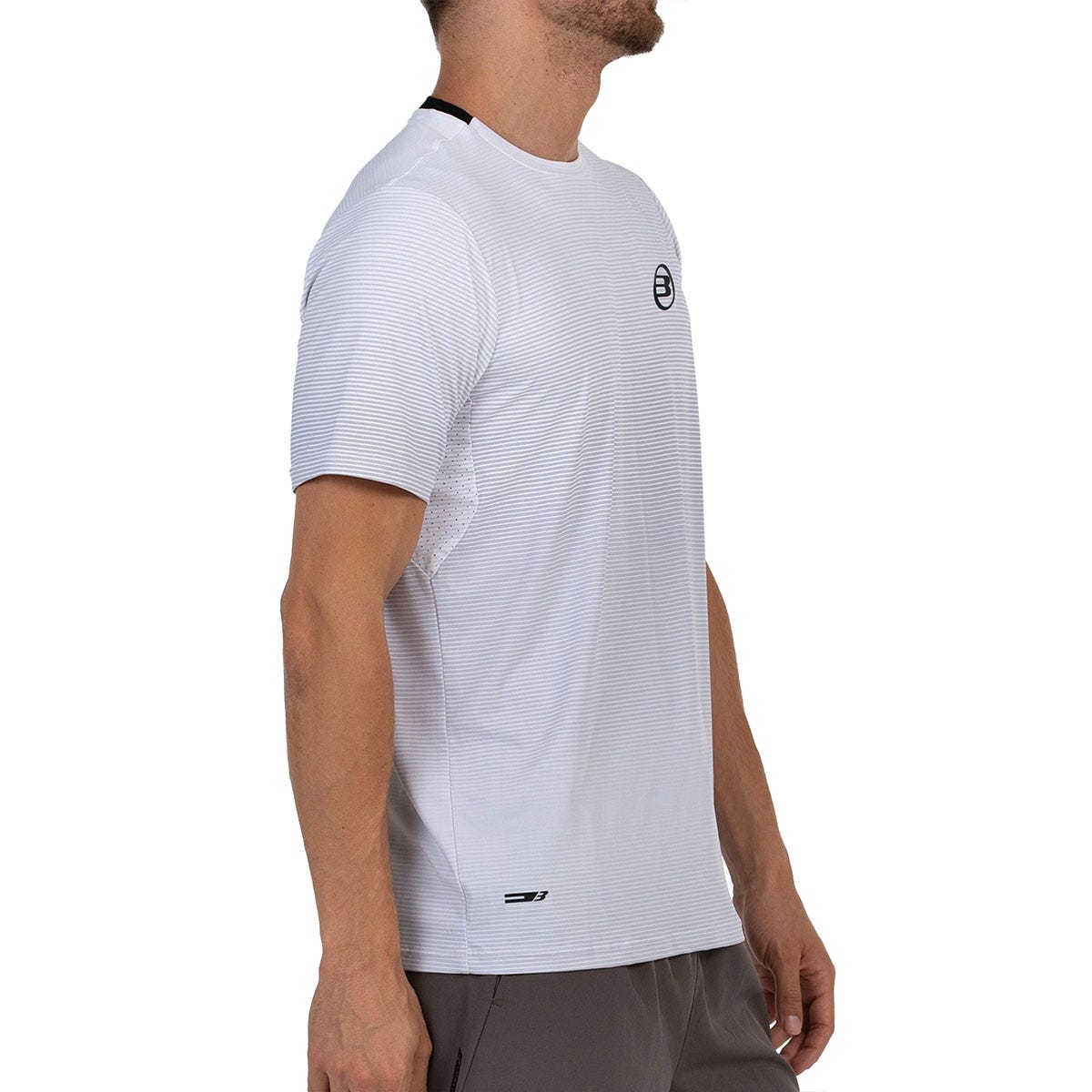 CAMISETA BULLPADEL MUSICA BLANCO