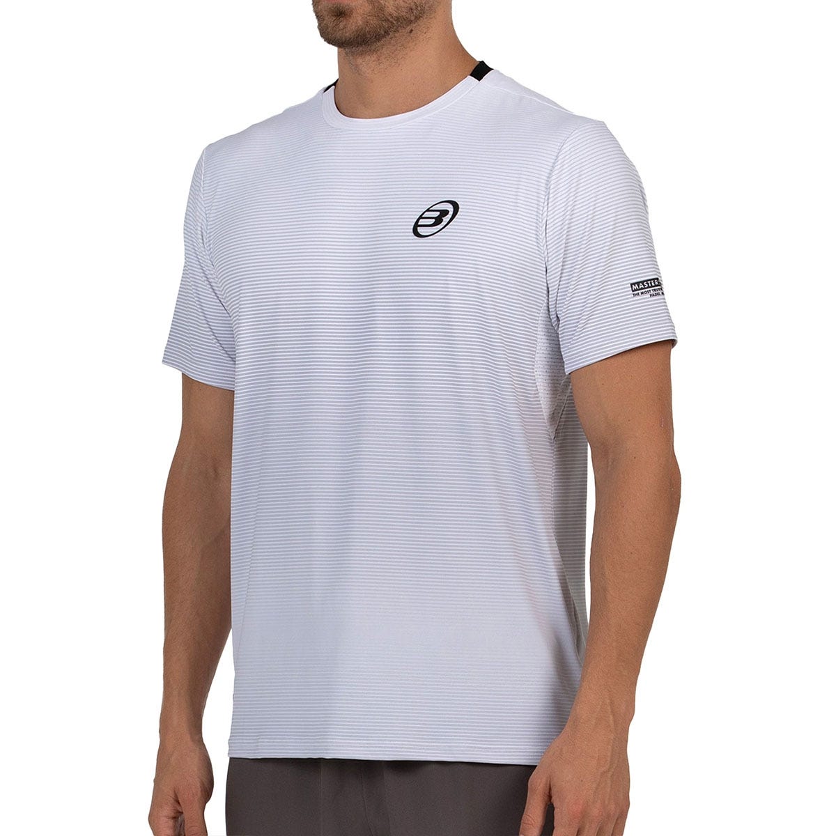 CAMISETA BULLPADEL MUSICA BLANCO