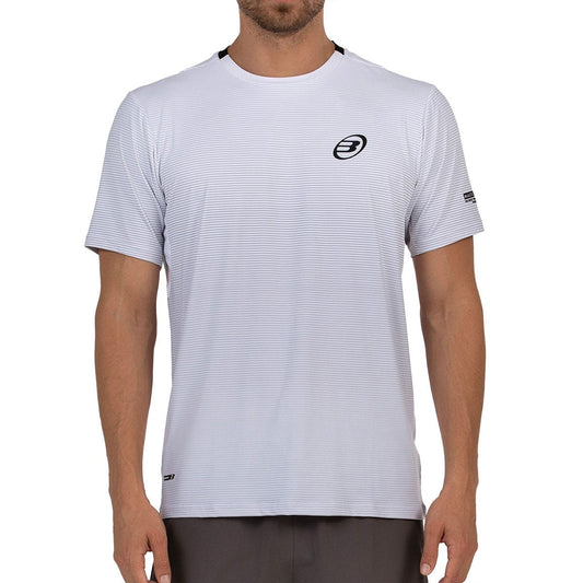 CAMISETA BULLPADEL MUSICA BLANCO