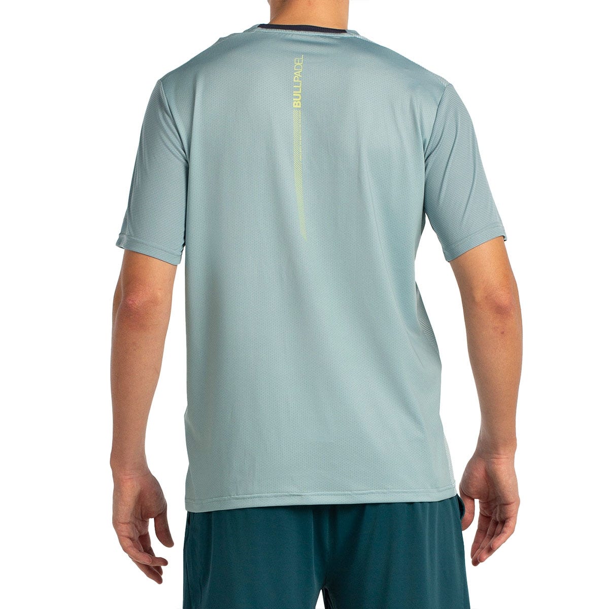 CAMISETA BULLPADEL LAGAR AZUL TURQUESA