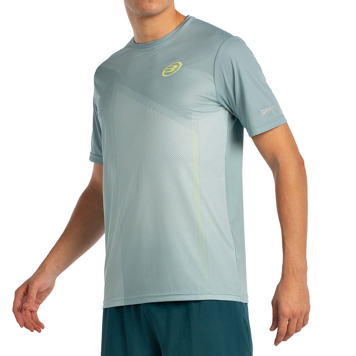 CAMISETA BULLPADEL LAGAR AZUL TURQUESA
