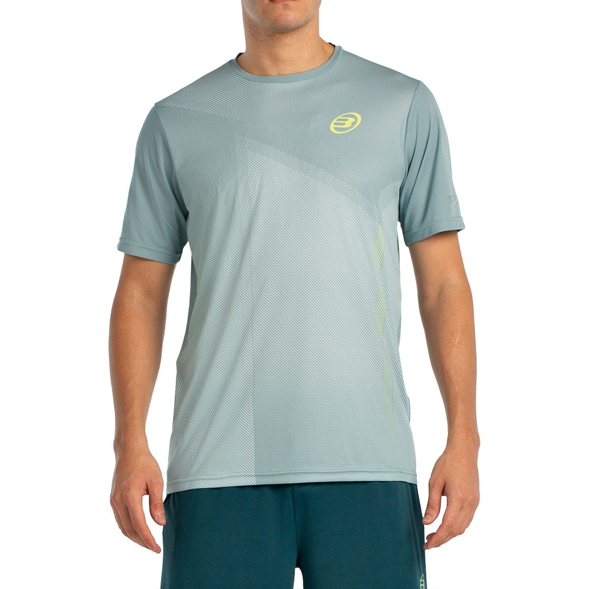 CAMISETA BULLPADEL LAGAR AZUL TURQUESA