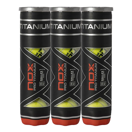 TRIPACK DE BOTES DE 4 BOLAS NOX PRO TITANIUM