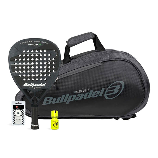 PACK BULLPADEL HACK 03 CMF PALETERO AVANT 2 DRY GRIP