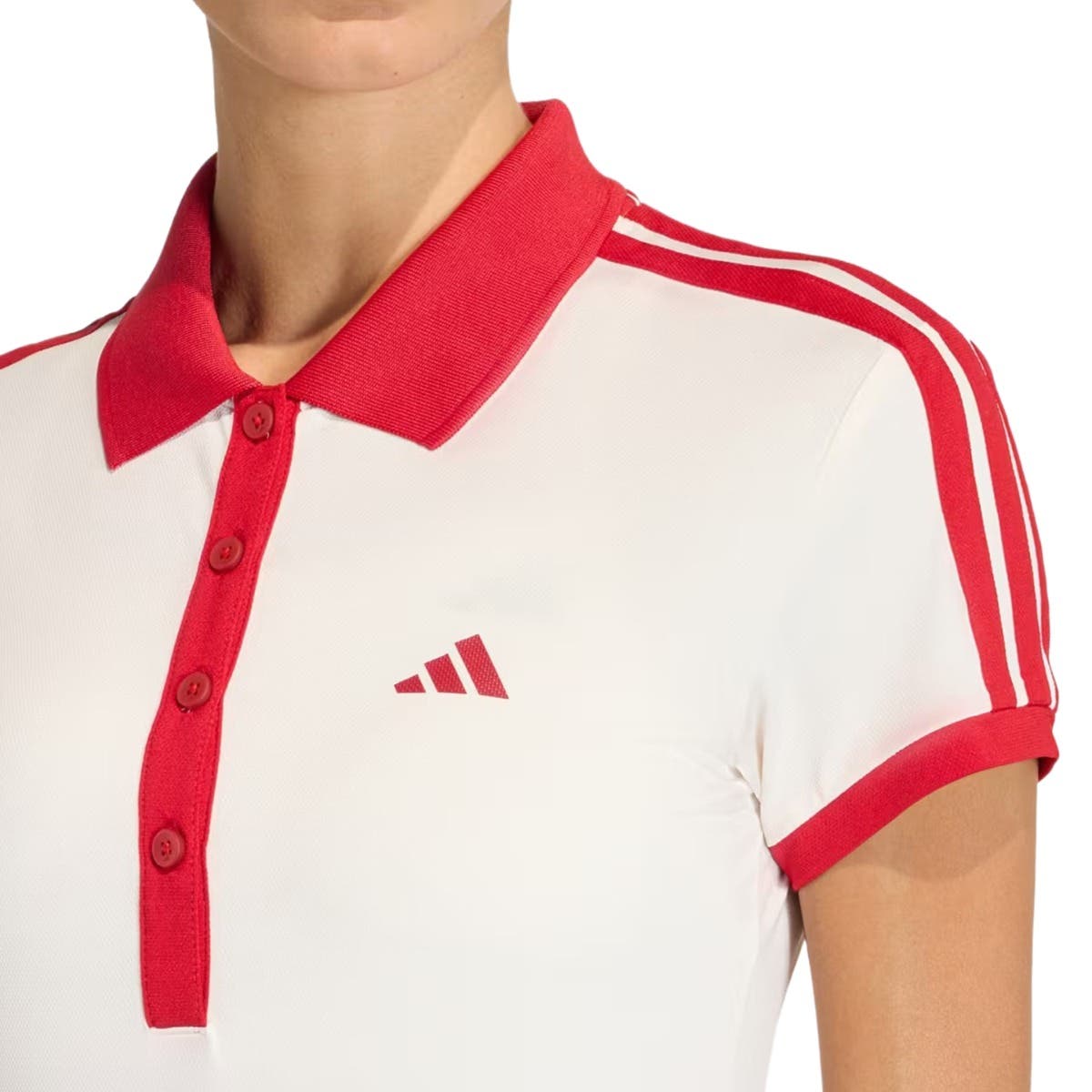 POLO ADIDAS HERITAGE MUJER BEIGE