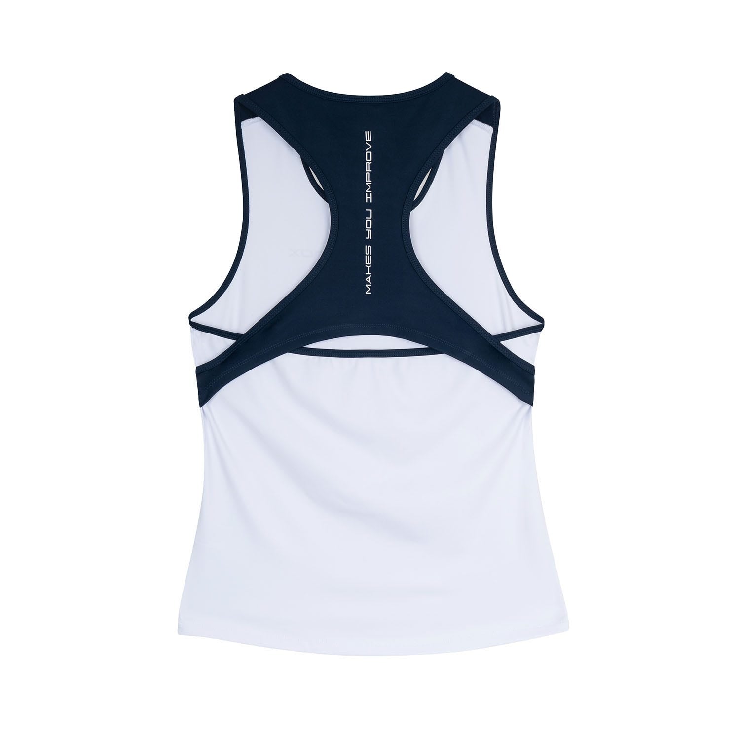 CAMISETA TIRANTES NOX TEAM MUJER BLANCO/AZUL OSCURO