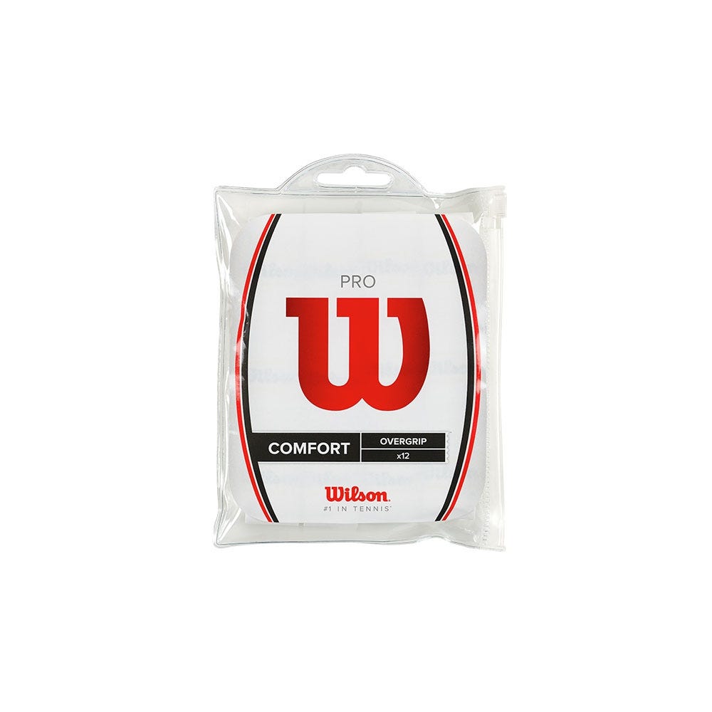 WILSON PRO OVERGRIP COMFORT 12PK BLANCO