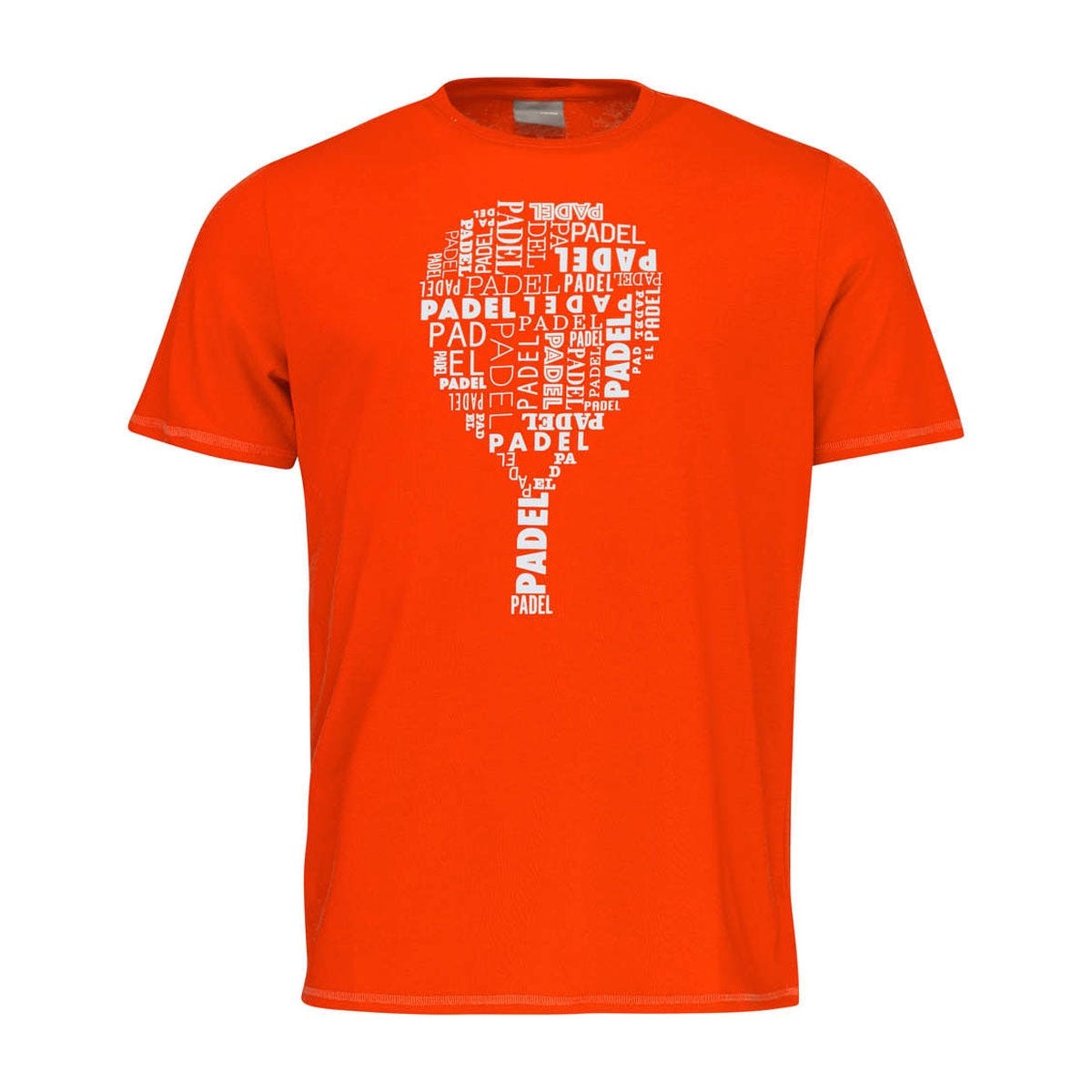 CAMISETA HEAD PADEL TYPO 811442 NARANJA
