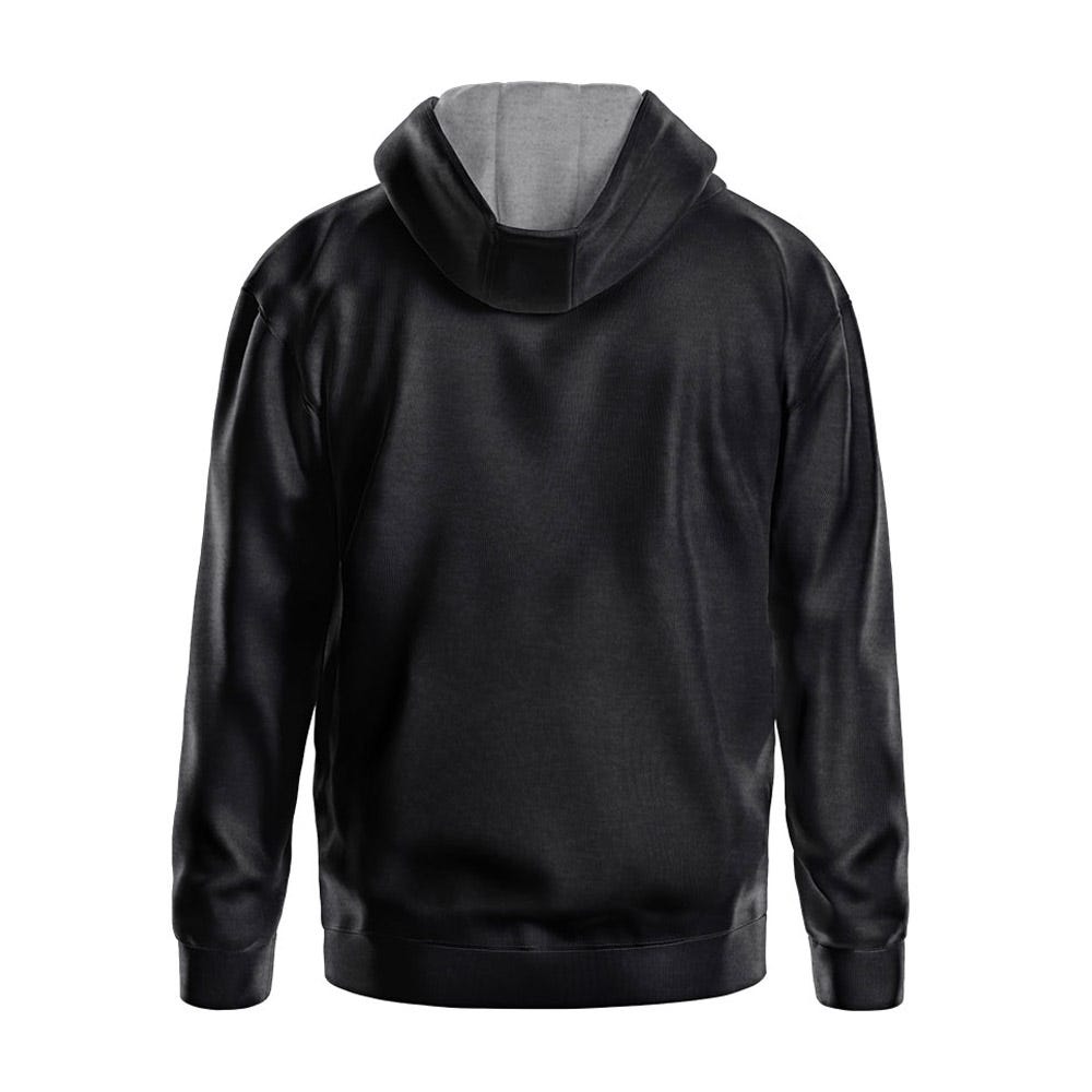 SUDADERA CAPUCHA SIUX MALI NEGRO