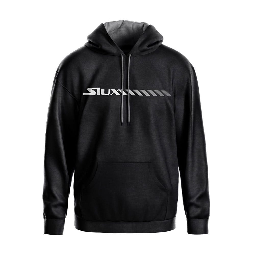 SUDADERA CAPUCHA SIUX MALI NEGRO