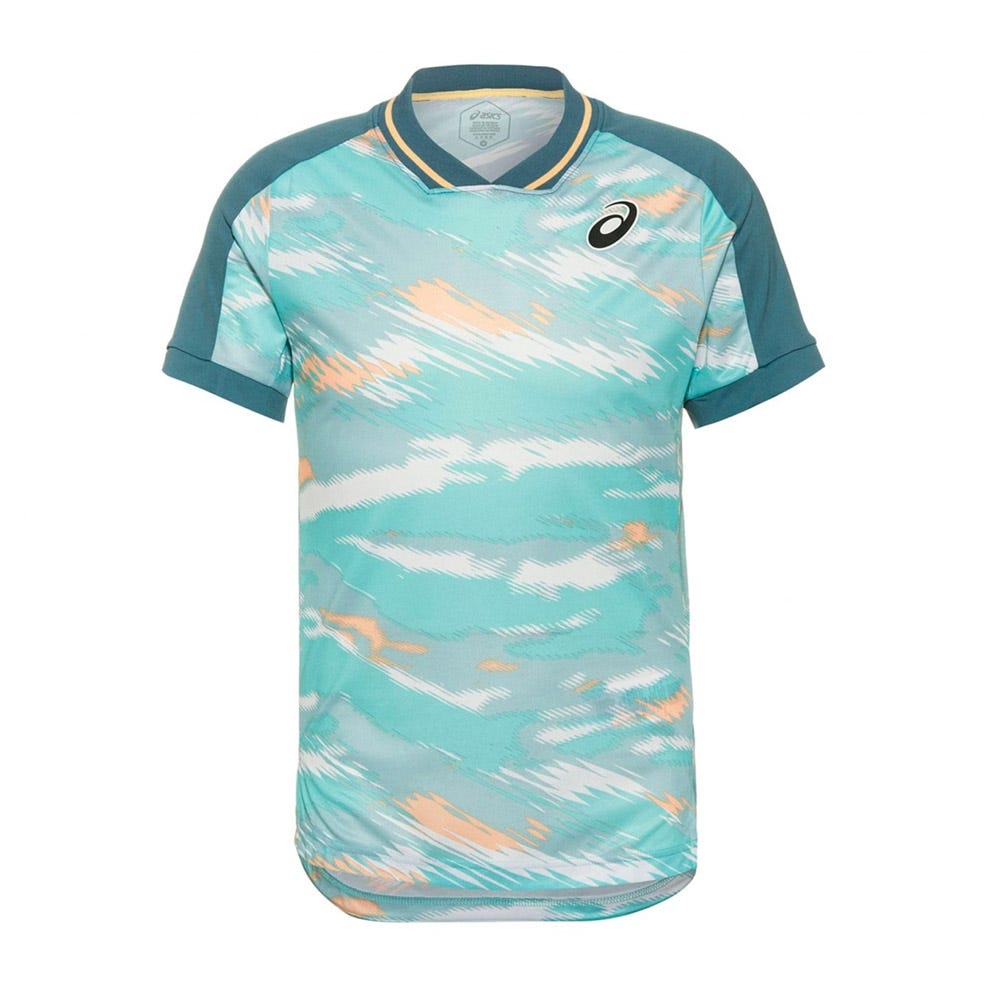 CAMISETA ASICS MATCH GRAPHIC ACUAMARINA