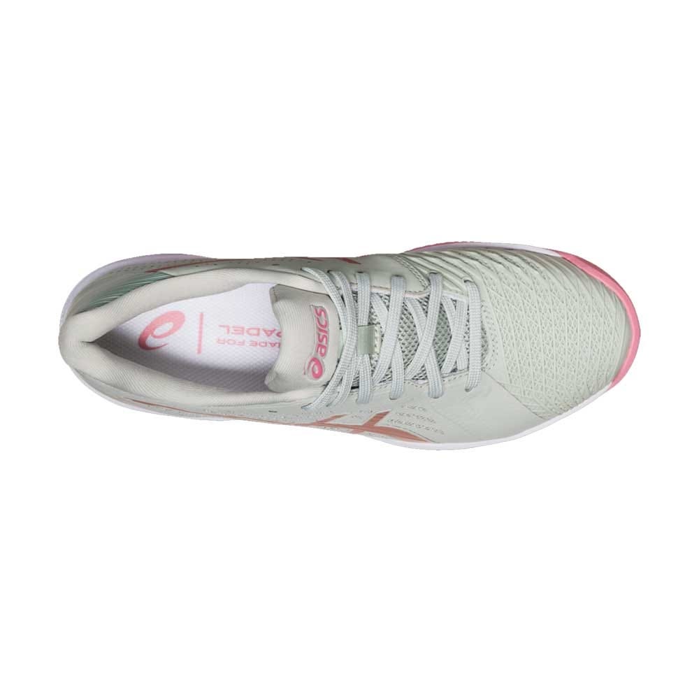 ASICS SOLUTION SWIFT FF PADEL GRIS ROSA MUJER 1042A204-020