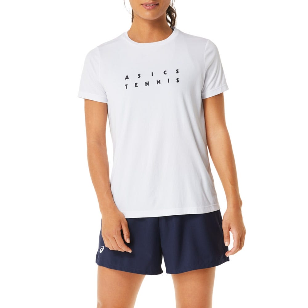 CAMISETA ASICS MUJER COURT GRAPHIC TEE 2042A259 MUJER BLANCO