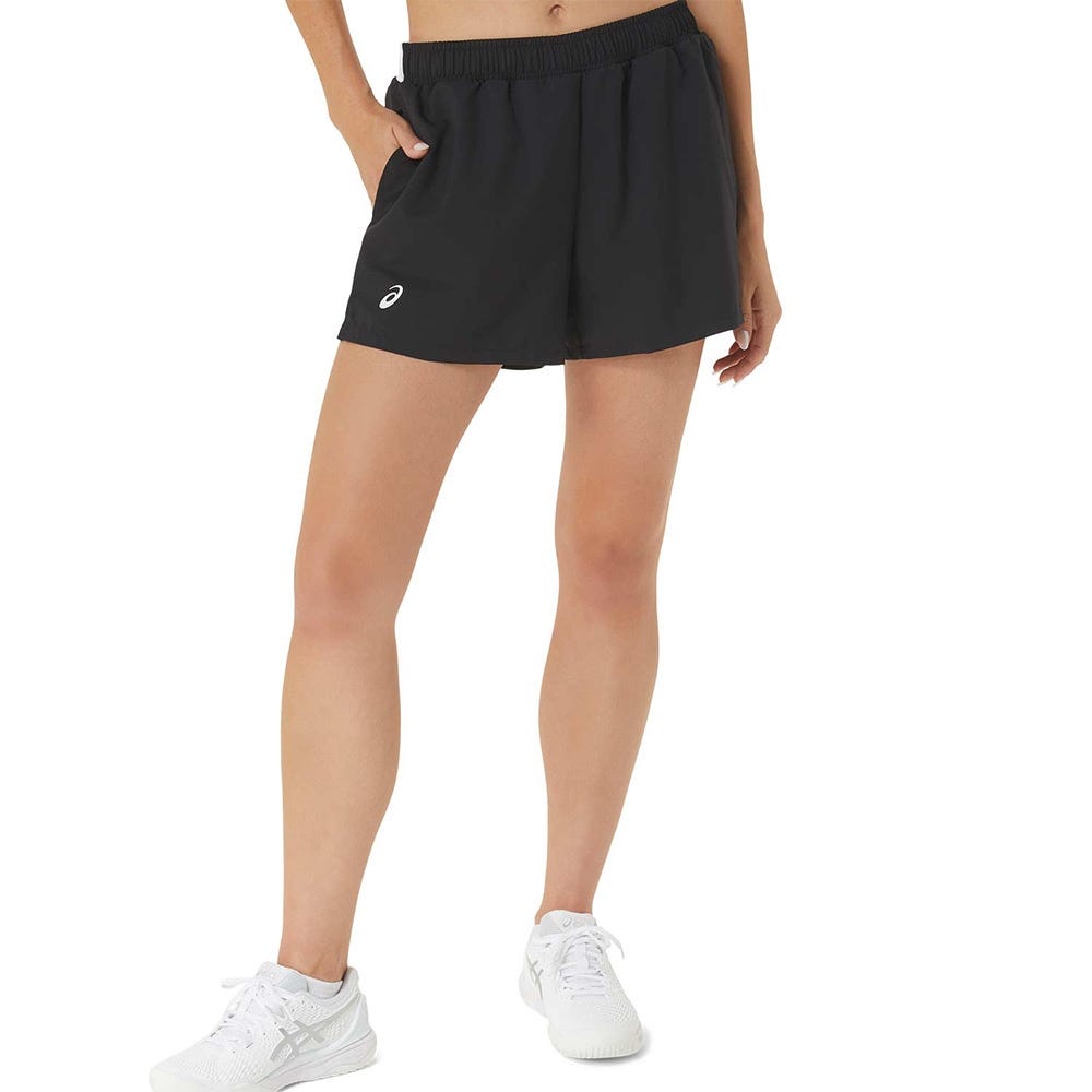 SHORT ASICS WOMEN COURT 2042A267 MUJER NEGRO
