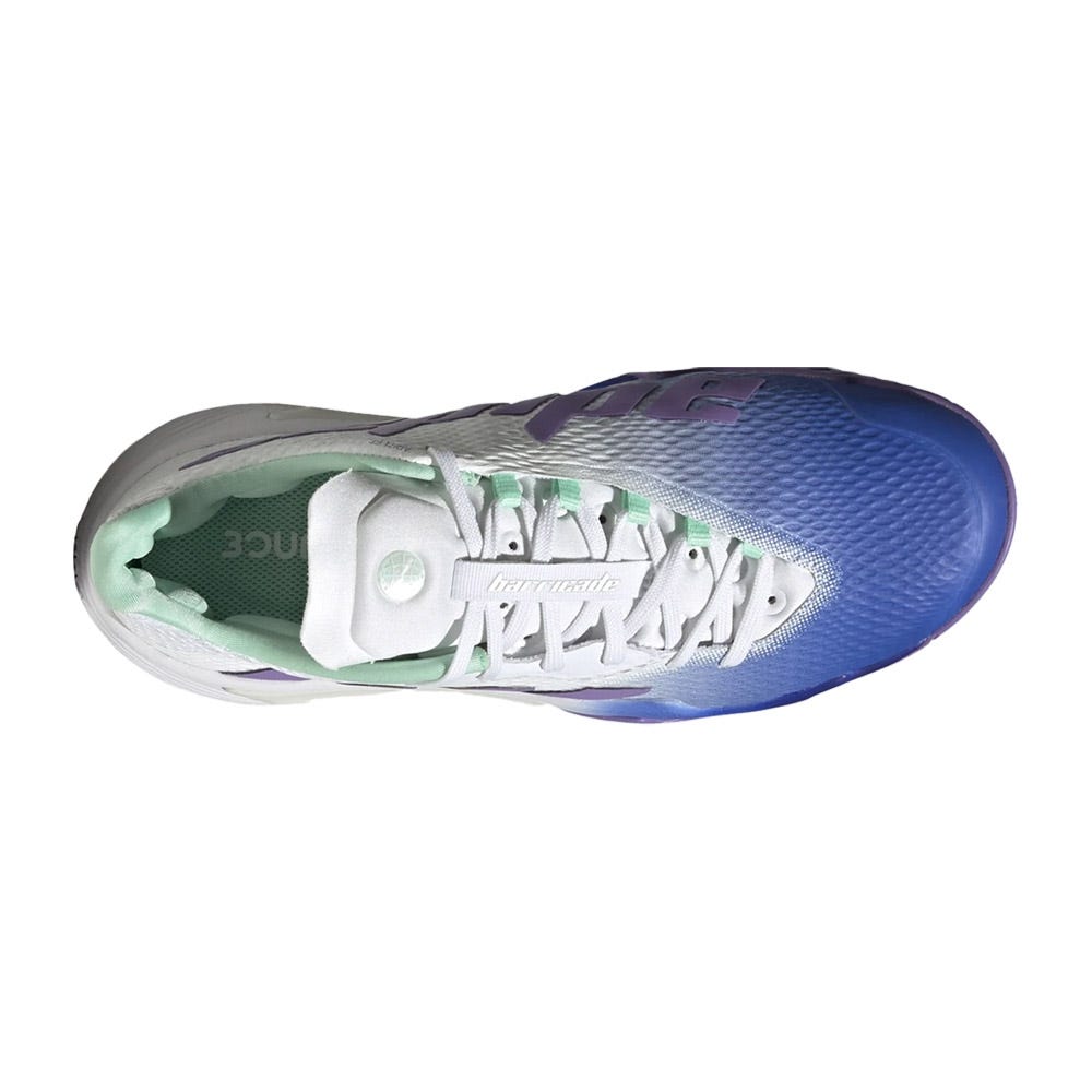ADIDAS BARRICADE BLANCO AZUL MUJER HP7417