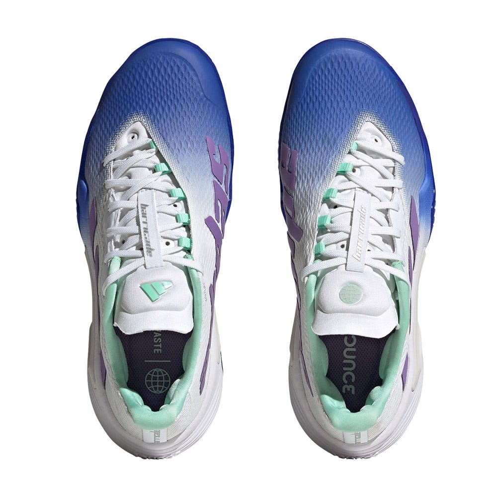 ADIDAS BARRICADE CLAY BLANCO AZUL MUJER HQ8428