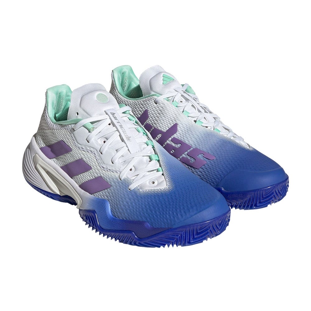 ADIDAS BARRICADE CLAY BLANCO AZUL MUJER HQ8428