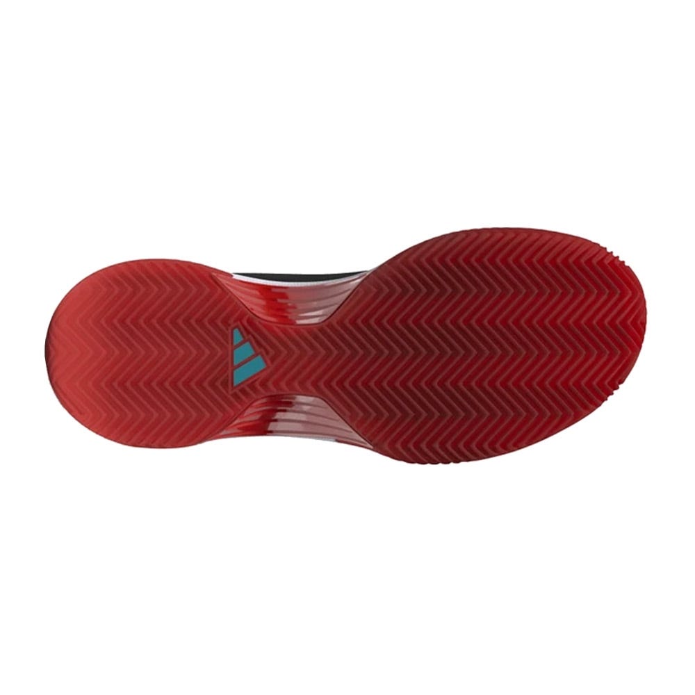 ADIDAS AVACOURT CLAY NEGRO ROJO MUJER HQ8409
