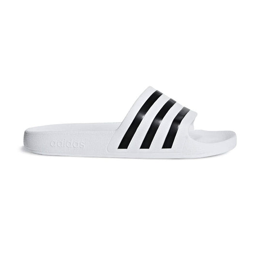CHANCLAS ADIDAS ADILETTE AQUA BLANCO NEGRO UNISEX