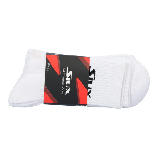 PACK 3 CALCETINES SIUX DHAKA CAÑA ALTA BLANCO